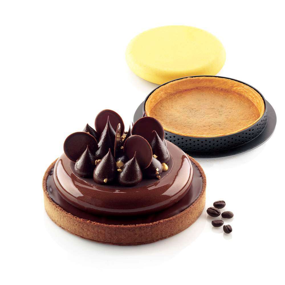 Набор форм для тартов 2 шт TARTE RING 150 мм Silikomart KIT TARTE RING D150 MM - Фото 2