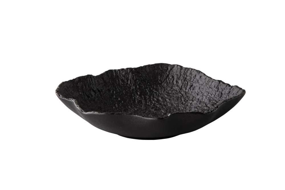 Салатник, тарелка глубокая Studio Raw Organic 500 мл d19.2Xh4.4 см  black RD20003
