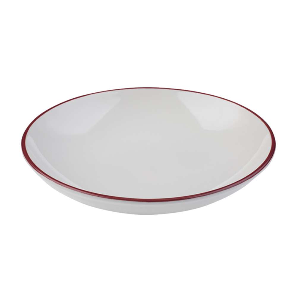 Тарілка глибока ID Fine Modest Maroon 550 мл 20 см 13001-121120 - Фото 1