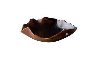 Салатник, тарелка Studio Raw Leaf 30X28.5Xh8 см gold-brown RD19123