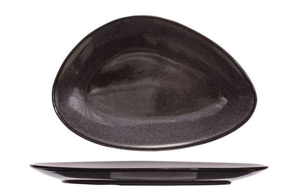Тарілка трикутна Cosy&Trendy Black granite 33X22,5 см - 3491033