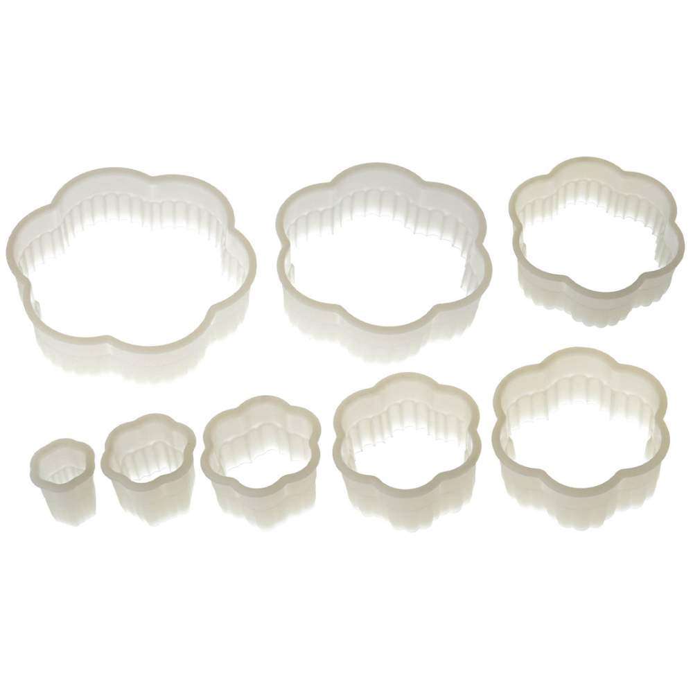 Набор вырубок для теста ЦВЕТЫ 8 шт Silikomart NYLON CUTTER 17