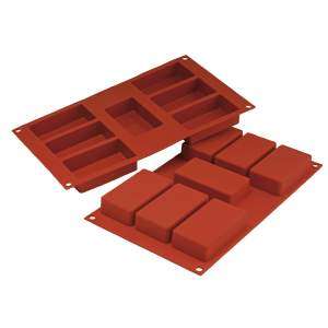 Силиконовая форма для десертов RETTANGOLO Silikomart SF110/C