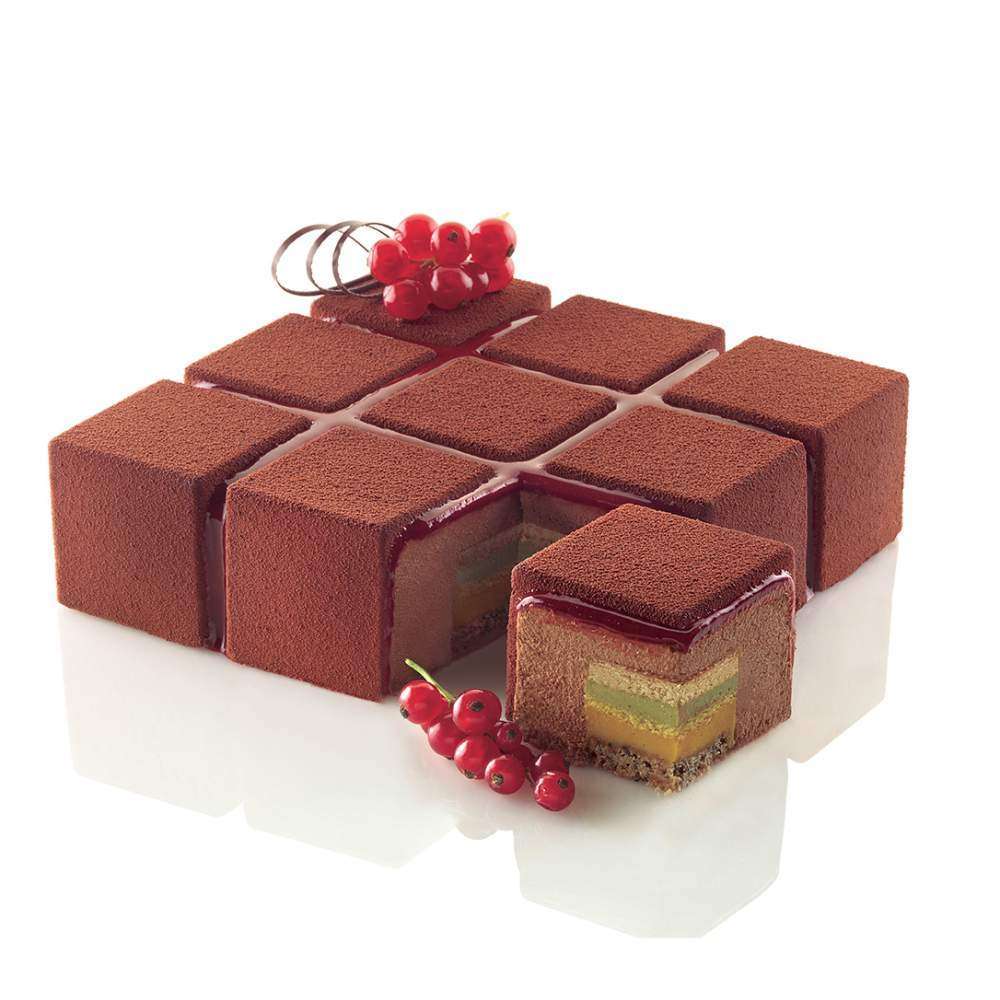 Силиконовая форма для торта CUBIK Silikomart CUBIK - Фото 1