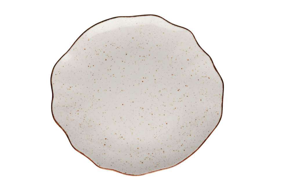 Тарелка мелкая Lubiana Stone age decor 33 см бежевая 4658-6833 - Фото 1