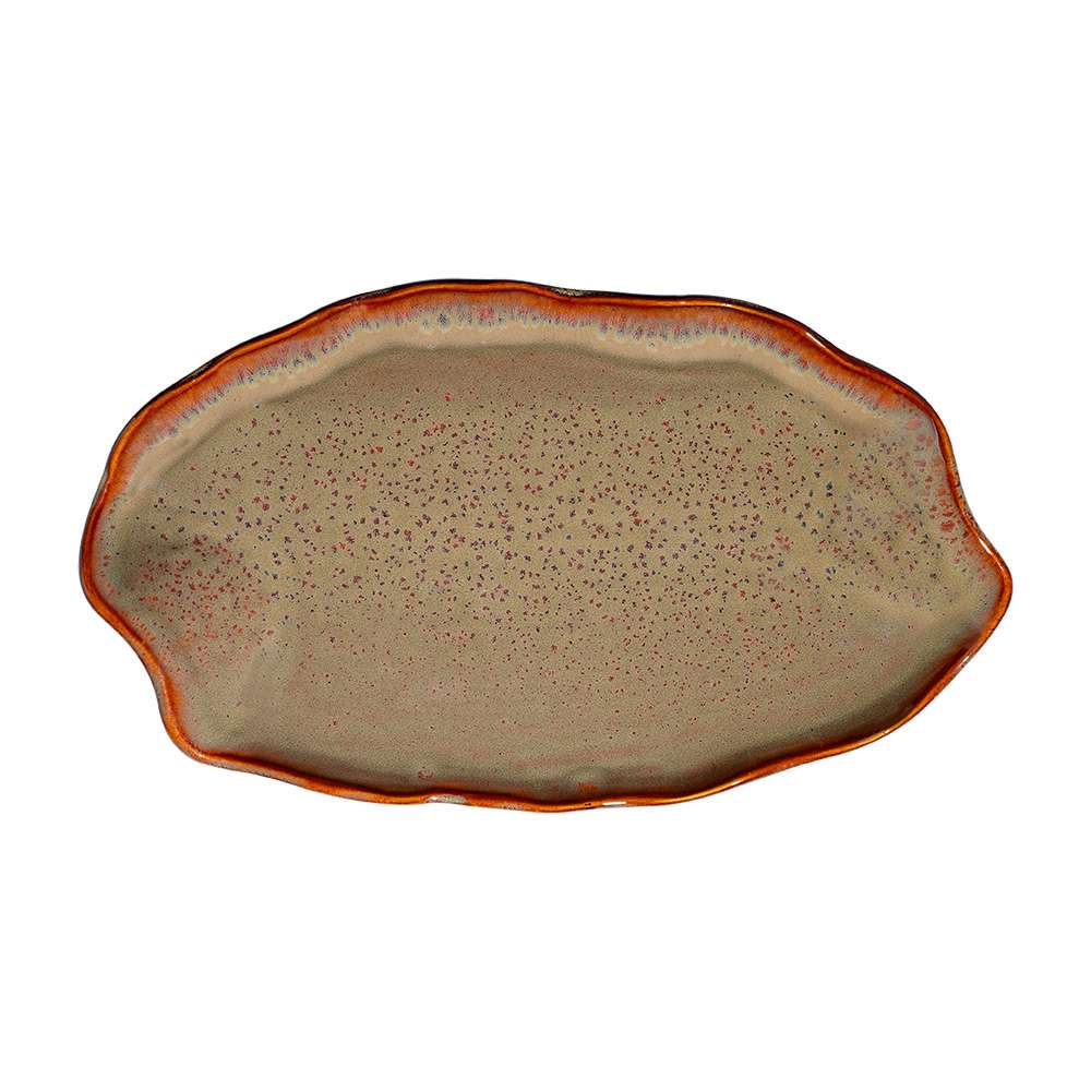Блюдо, тарелка овальная Porser Professional Roots Hazel 33 см HZL-SNTKT33 - Фото 1