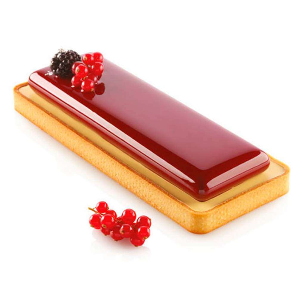 Форма для тарта 1 шт (265х105 мм) Silikomart TARTE RING RECTANGULAR 265X105 H20 MM - Фото 2