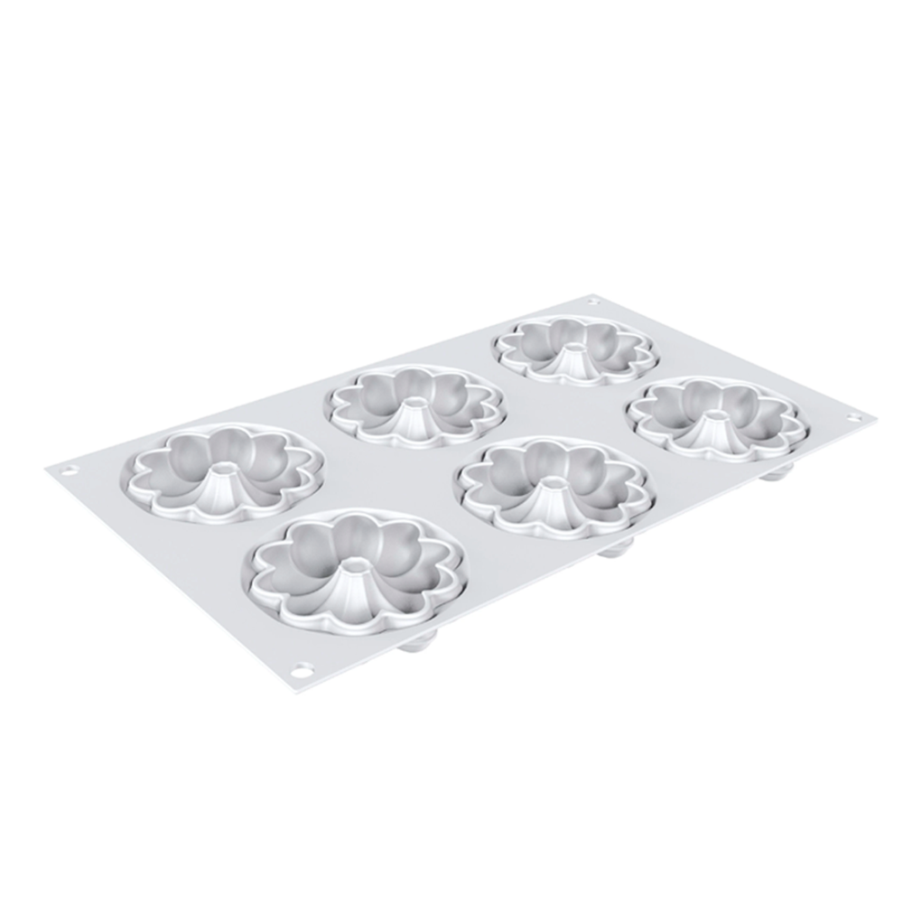 Набор форм для тартов KIT 3D TARTE RING BLOOM Silikomart KIT 3D TARTE RING BLOOM Ø80 MM - Фото 2