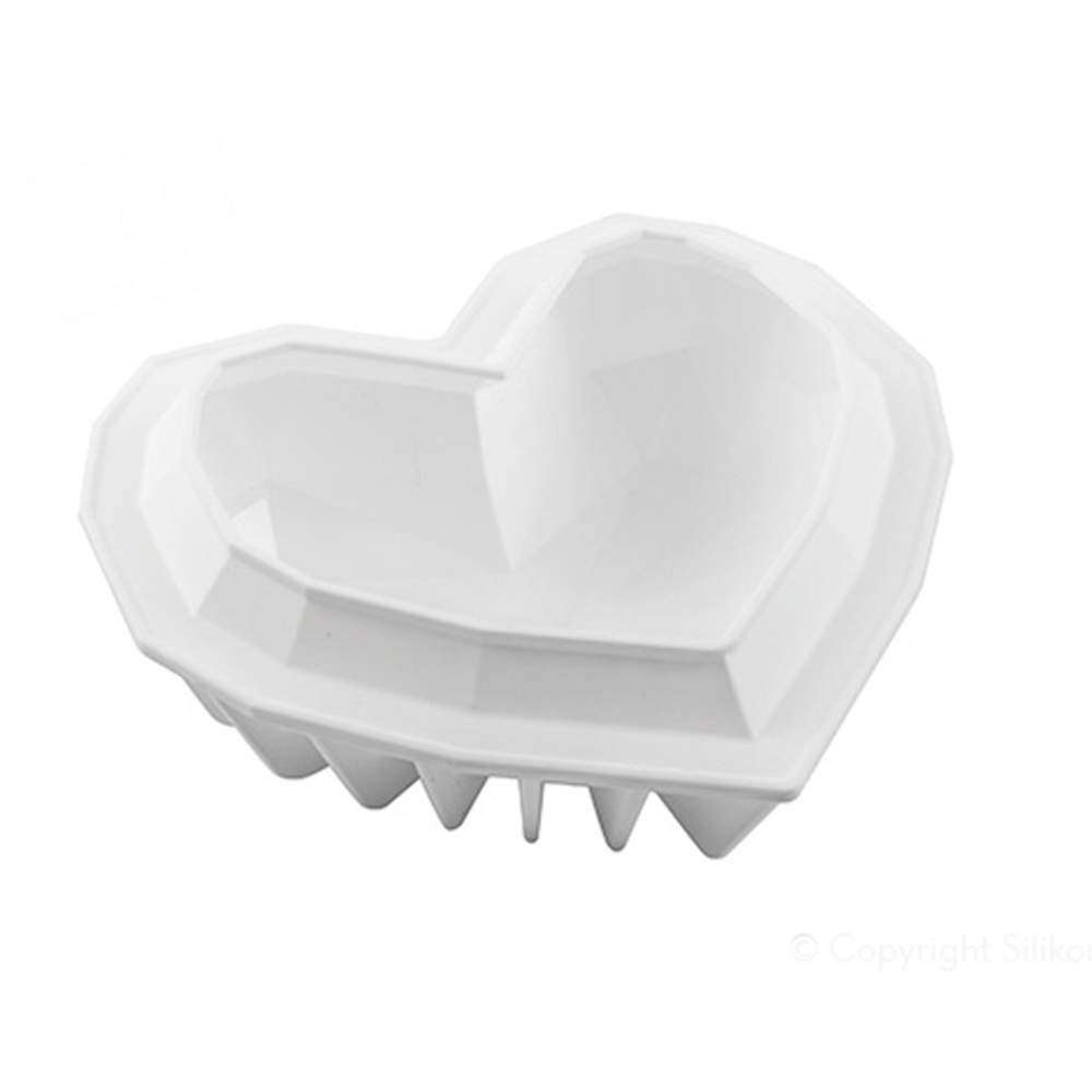 Силиконовая форма для торта Сердце Silikomart AMORE ORIGAMI 600 - Фото 2