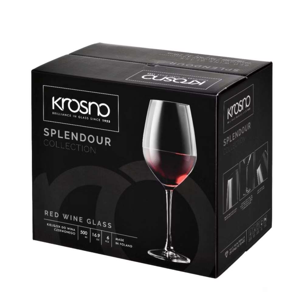 Бокал для вина, воды Krosno Splendour 500 / 580 мл 5900345787398 - Фото 2