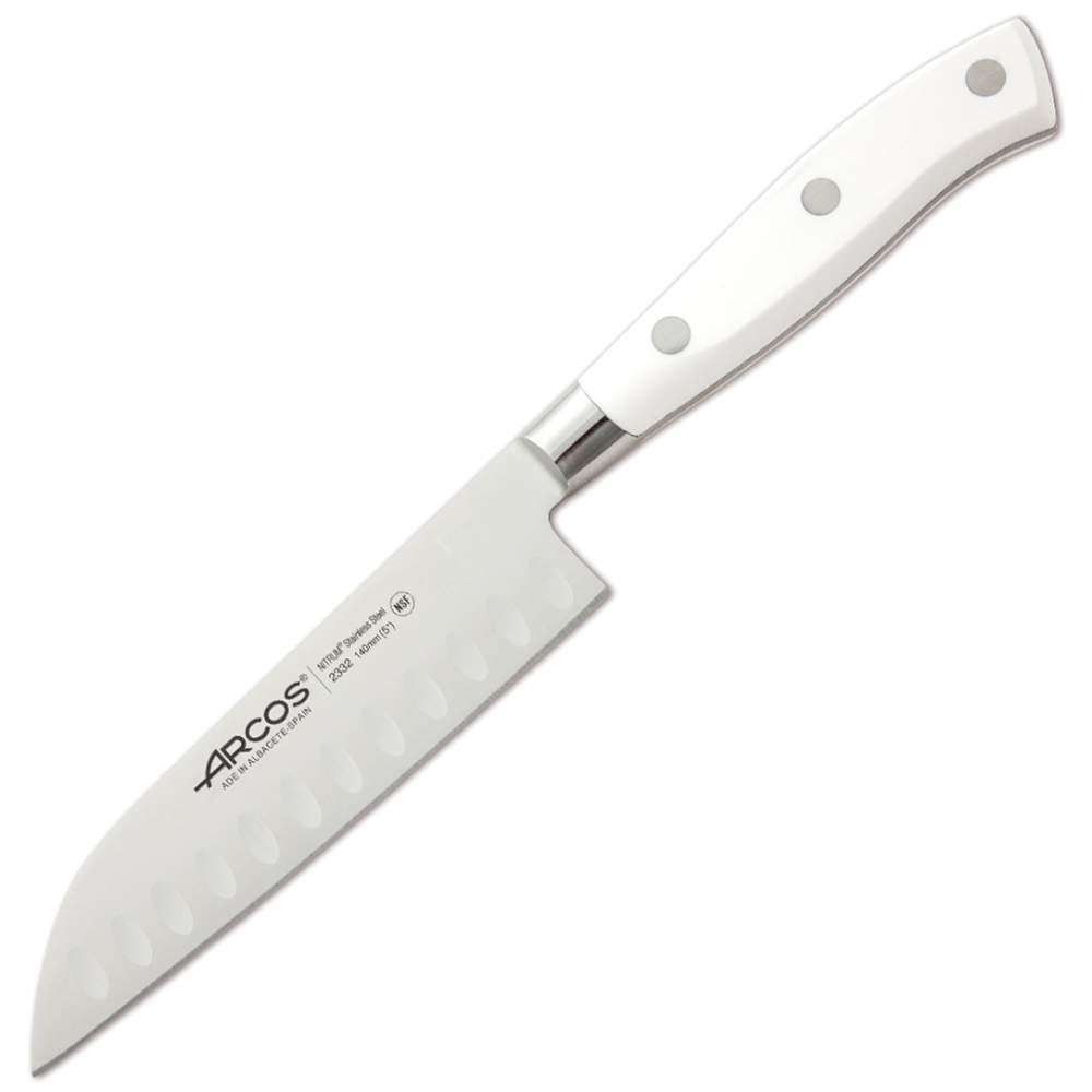 Нож японский Сантоку 140 мм Riviera White Arcos  233224