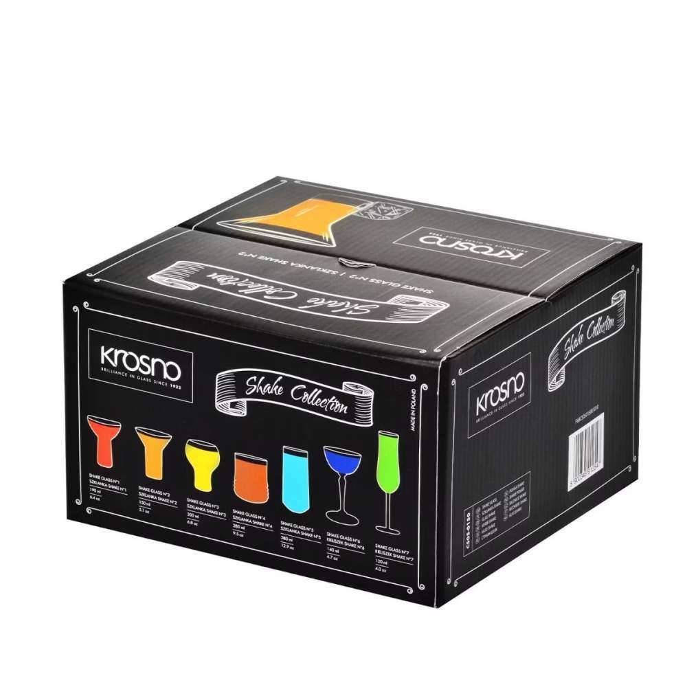 Рюмка для коктейля Krosno Shake breakfast Martini 150 \ 180 мл 5900345912547 - Фото 5