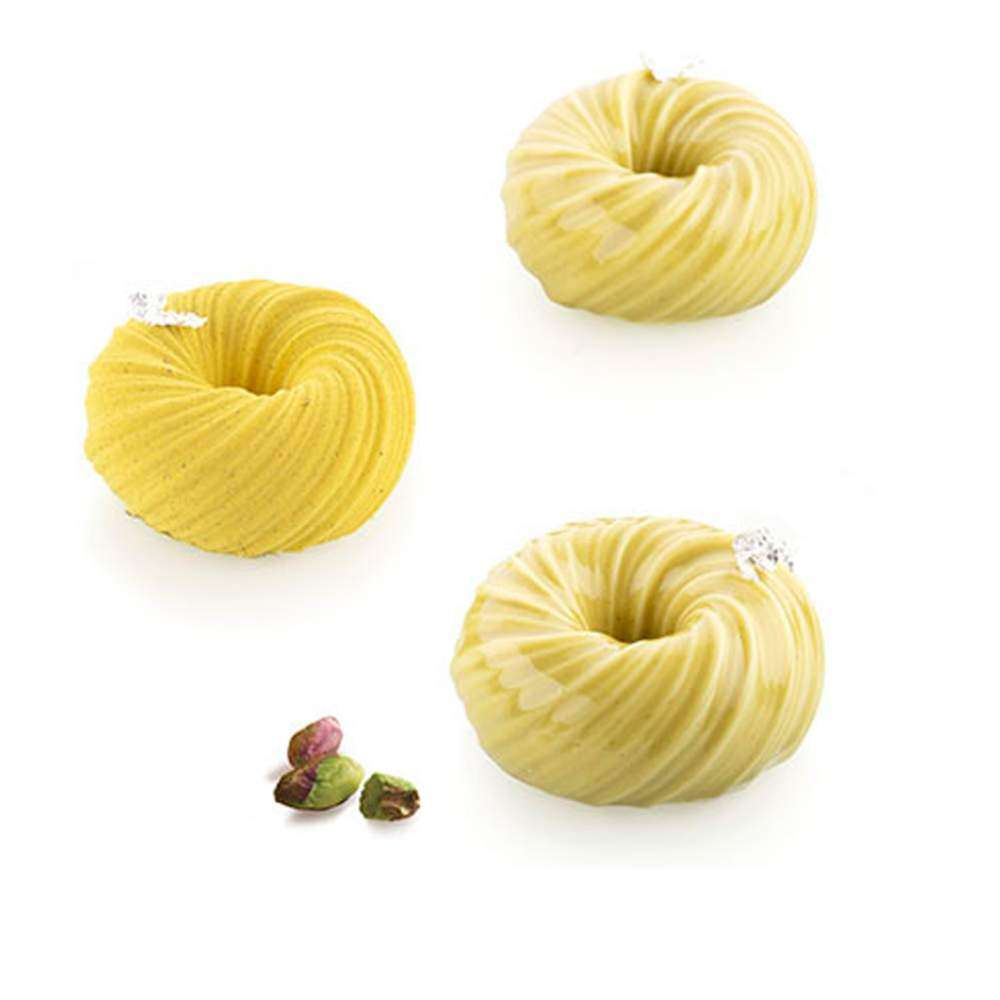 Силиконовая форма для десертов INTRECCIO 105 мл Silikomart INTRECCIO 105 - Фото 1