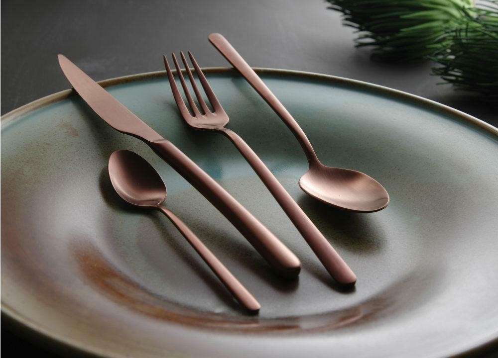 Столовая вилка Fine Dine Amarone Bronze 21,3 см бронза 764930 - Фото 2