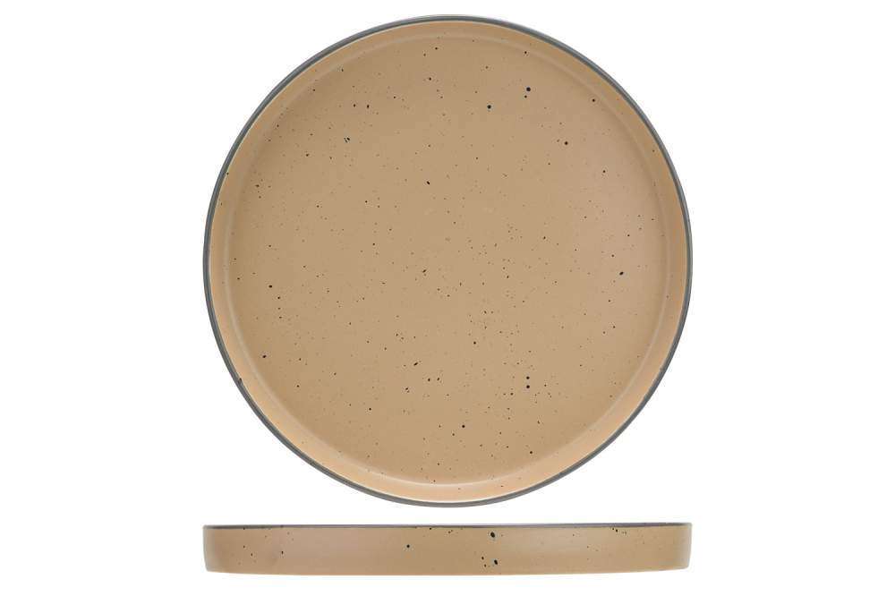 Тарілка Cosy&Trendy Copenhague Dark Sand 25 см - 6821025