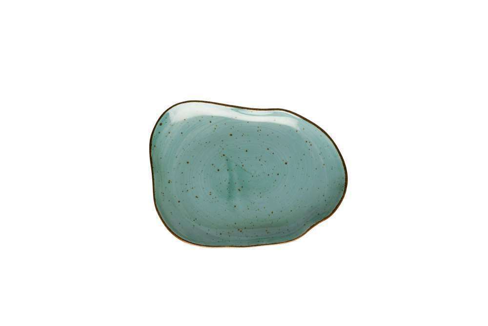 Блюдце Lubiana Stone age decor 17 см бірюзове - 4612-6630L - Фото 1
