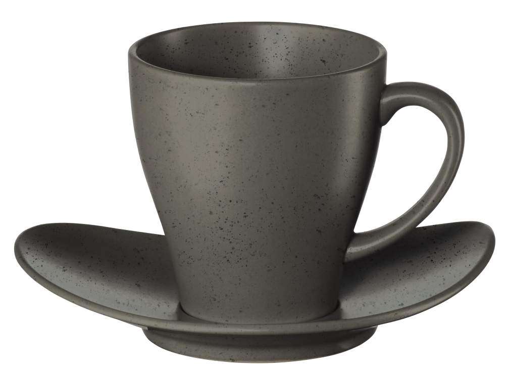 Чашка з блюдцем Asa Cuba Grigio 200 мл - 1224400 - Фото 3