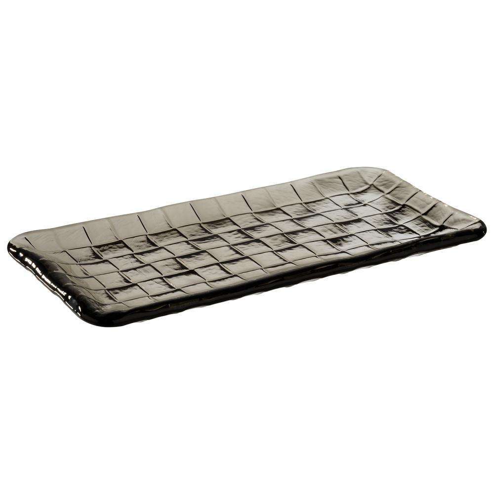 Тарелка для суши, блюдо APS Takashi 26X13Xh1.5 см серая 40903