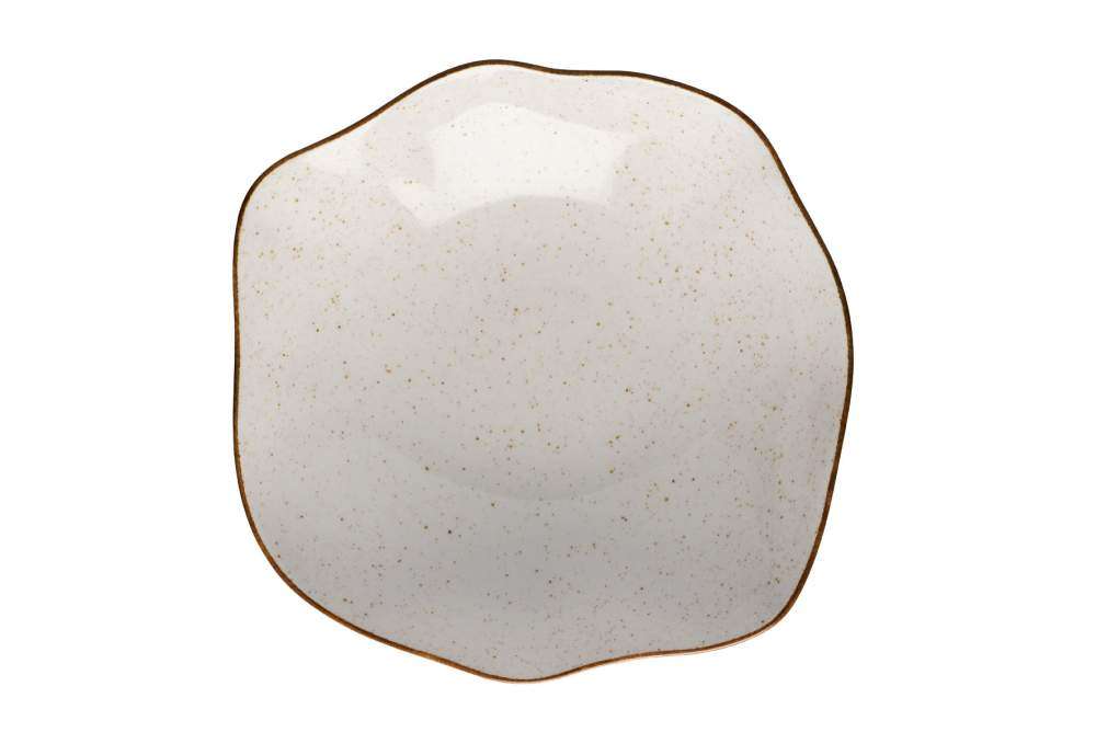 Тарелка глубокая Lubiana Stone age decor 23 см бежевая 4620-6833