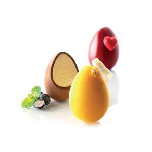 Силіконова форма для десертів MUL3D EGG 100 мл Silikomart MUL3D EGG