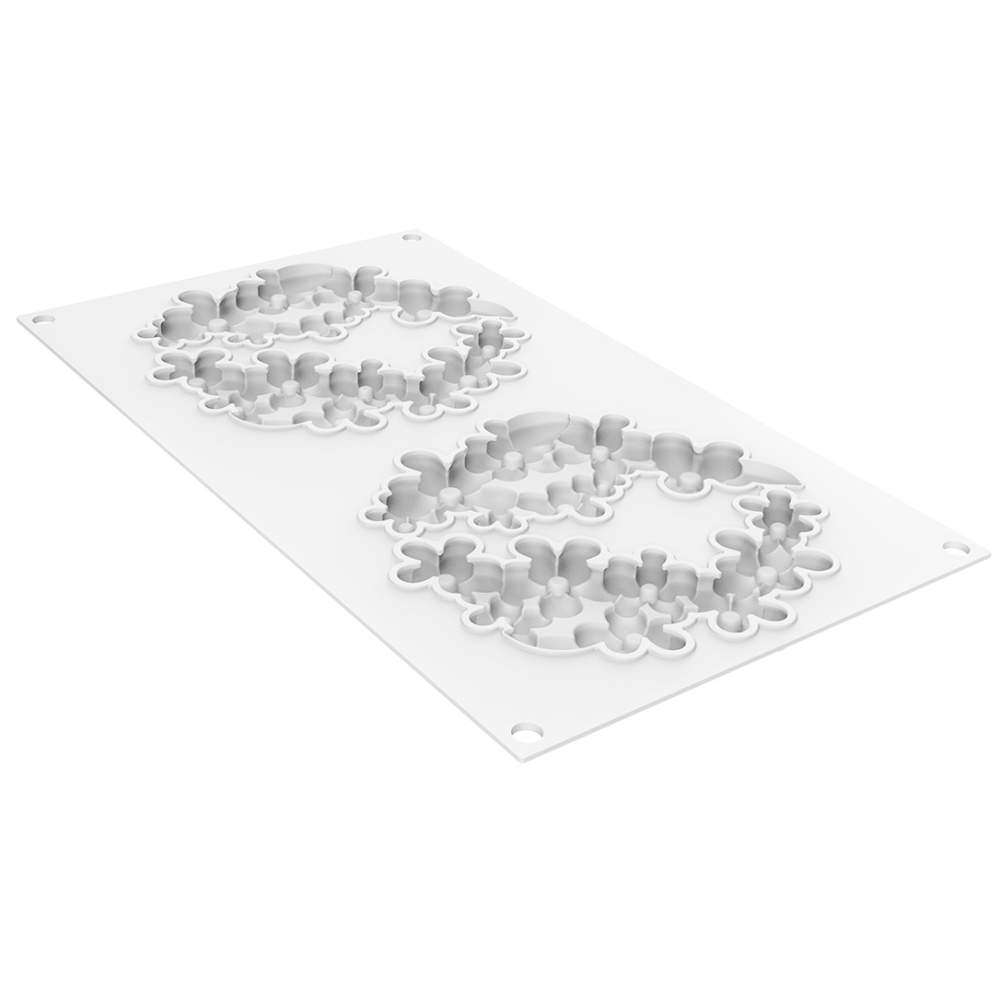 Силиконовая форма для декора FLORA 80 мл Silikomart FLORA 80 - Фото 4