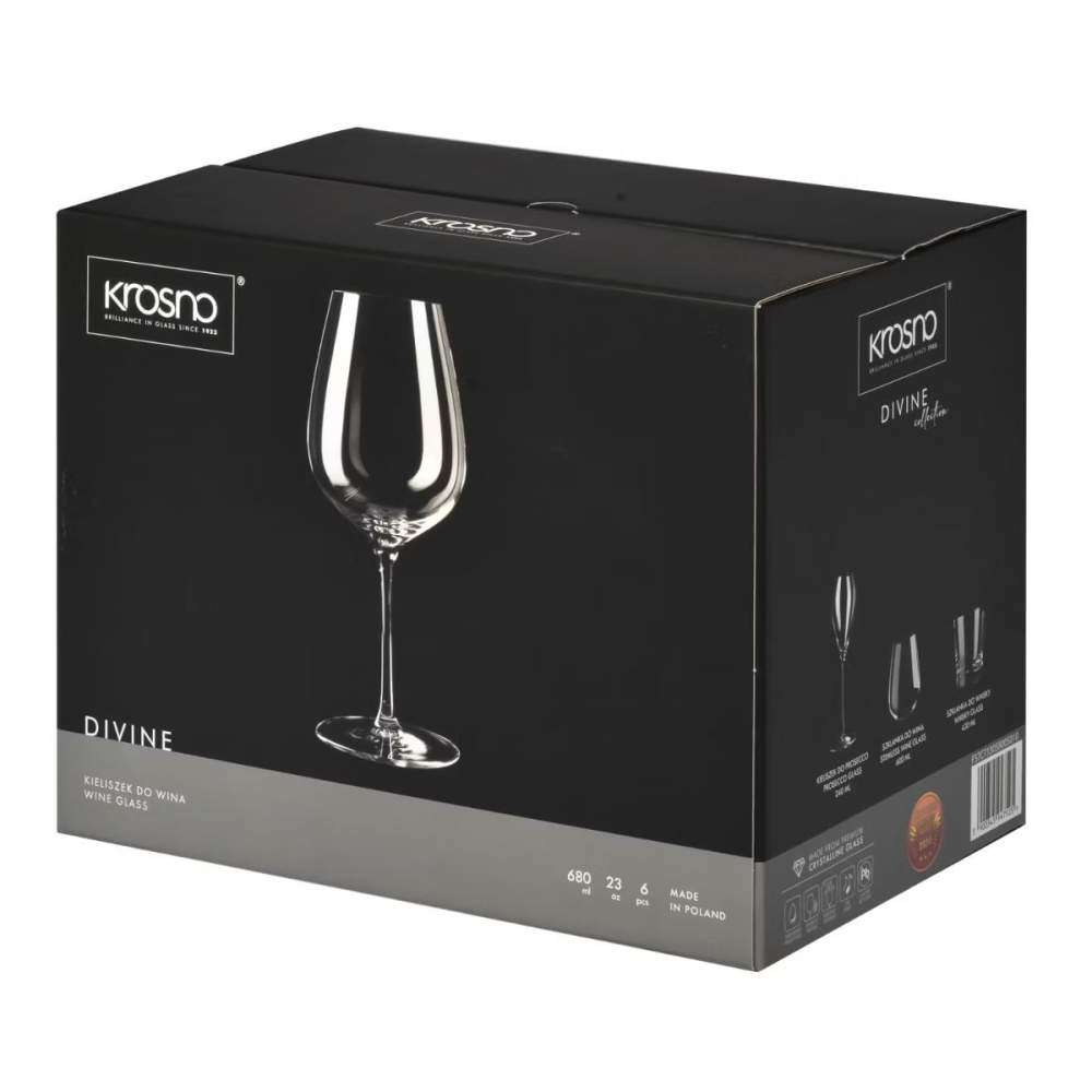 Келих для вина Krosno Divine 580 \ 670 - 5900345947525 - Фото 3