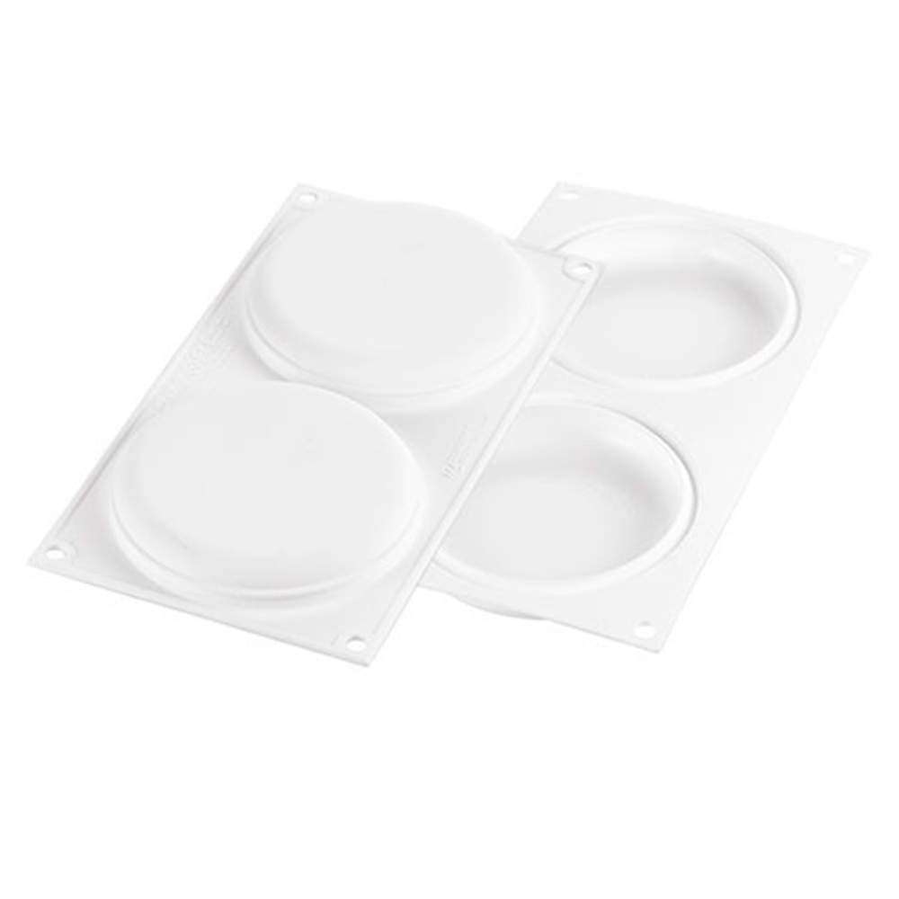 Силиконовая форма для десертов DECOR ROUND d-12,2 см Silikomart DECOR ROUND 230 - Фото 2