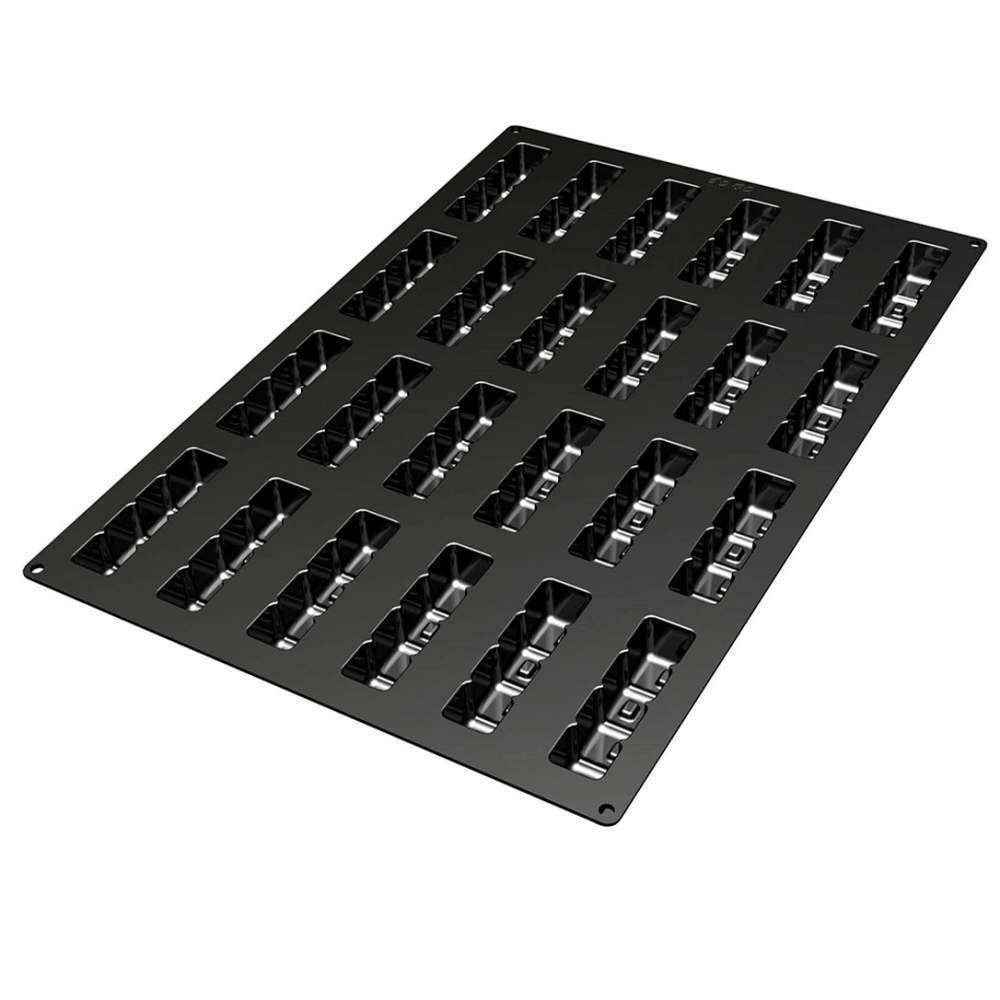 Силиконовая форма для десертов ЧЕТЫРЕ КУБА Silikomart SQ027/YL - Фото 2