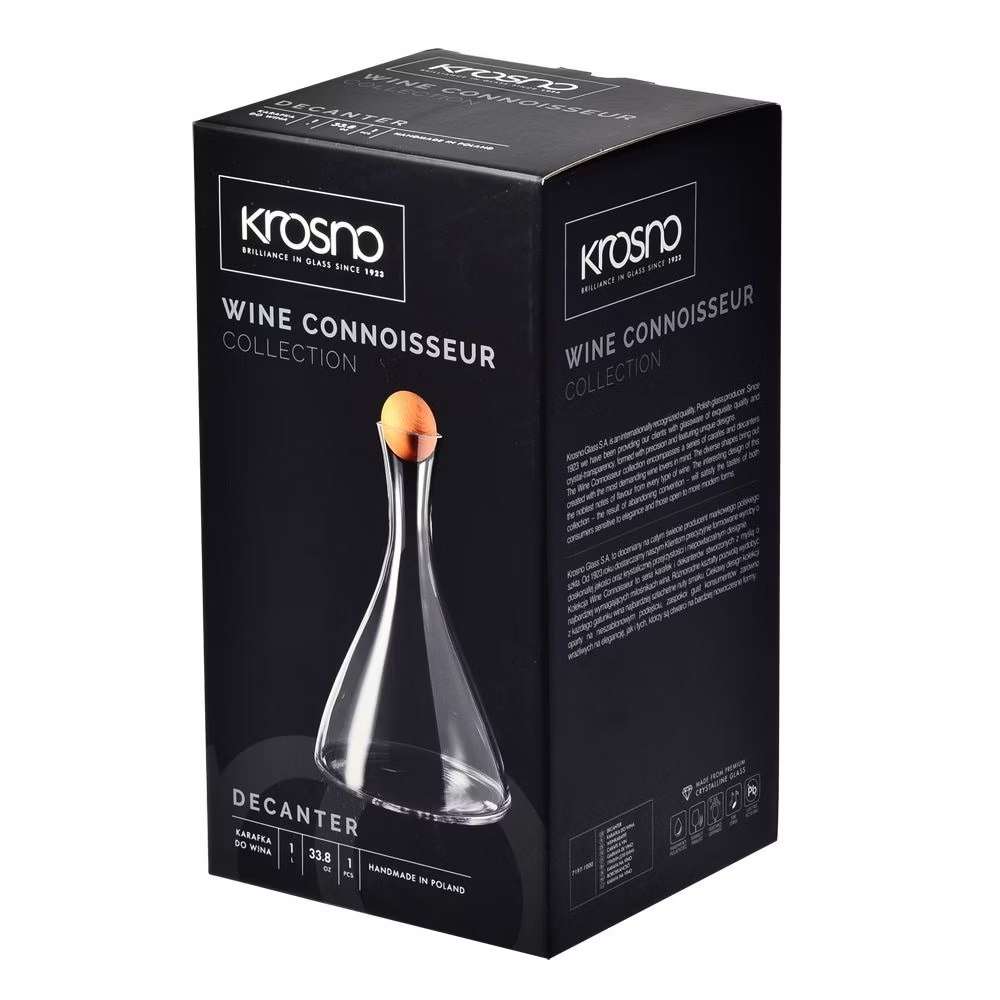 Графин Krosno Wine Connoisseur 1000 мл 5900345790251 - Фото 2