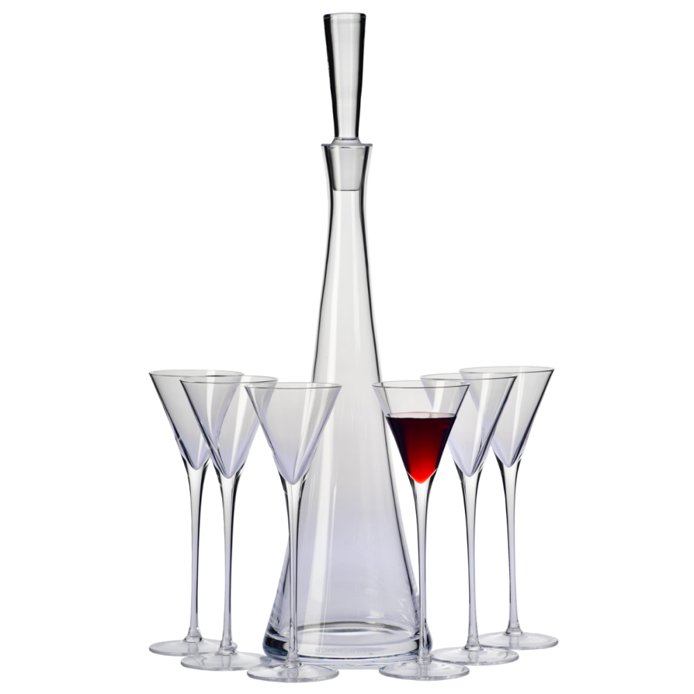 Набір для лікеру Krosno Empire (7 графін+рюмки) 700 мл, 50 мл - 5900345874395