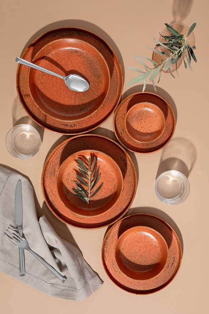 Тарелка овальная ID Fine Fall Terra 32 см stolt 20651-163032 - Фото 3