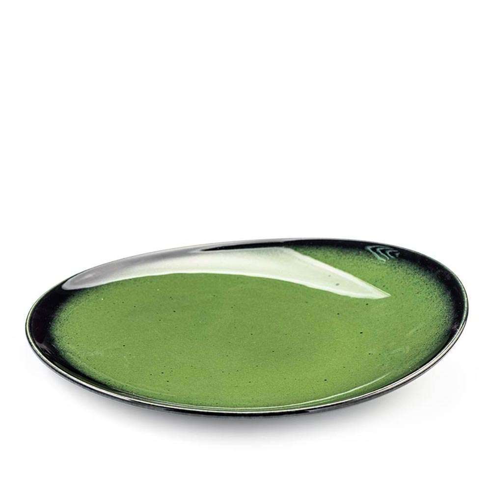 Тарілка Ariane Vital Coupe elevated 27 см splash edge green - AVCARN224111027