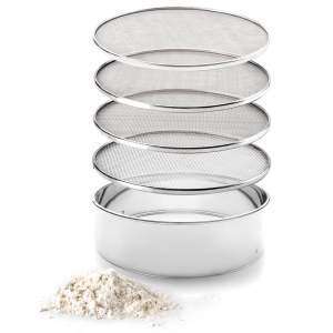 Сито для муки 4 шт, d 20 cм, шаг 8,12,22,40 Lacor - 68340