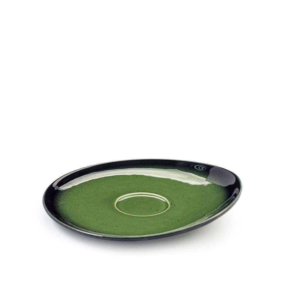 Блюдце Ariane Vital Coupe 16 см splash edge green AVCARN224014016 - Фото 1