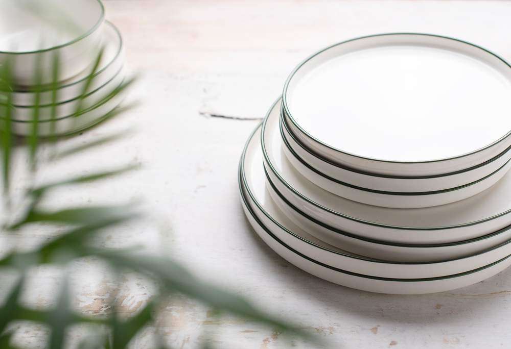 Тарелка мелкая с бортом ID Fine Modest Green stolt 25.5 см 16001-161025 - Фото 4