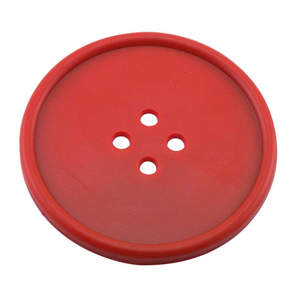 Костер подставка "Button" красный, каучук The Bars D001R
