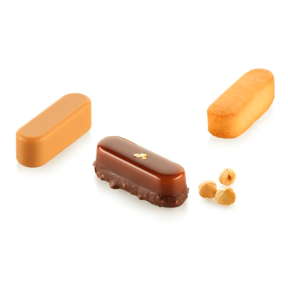 Силиконовая форма для эклеров ECLAIR XS 14 мл Silikomart ECLAIR XS 14 - Фото 1