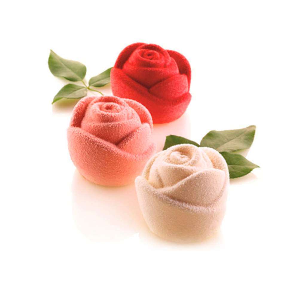 Силиконовая форма для десертов ROSE Silikomart SF077/C - Фото 2