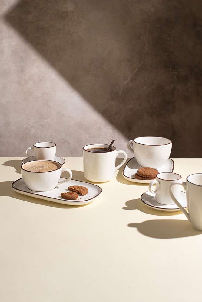 Блюдце (для 200, 230, 270,300 мл) ID Fine Modest Brown 16 см 18001-111216 - Фото 5