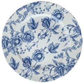 Тарелка мелкая Tognana Vechio Vienna 28 см blue roses VW000288621