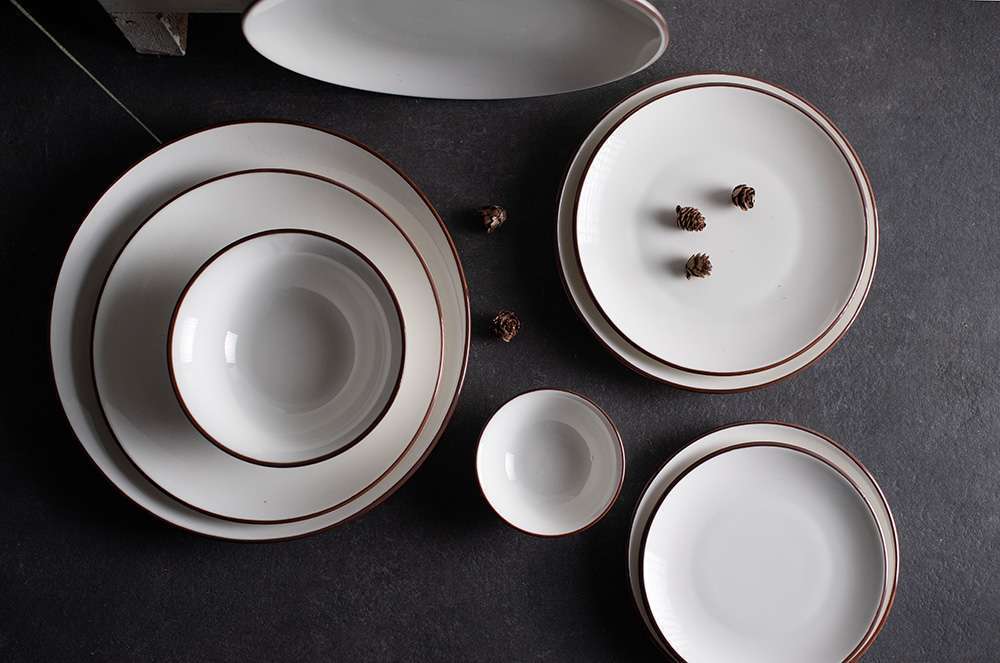 Тарілка глибока ID Fine Modest Brown 770 мл 22 см 18001-121122 - Фото 4