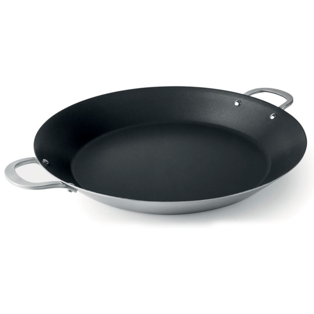 Сковорода для паэльи 34 см из нержавейки Lacor 60833