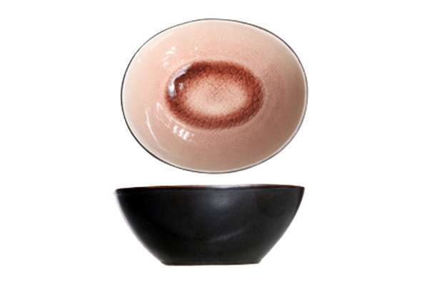 Салатник овальний Cosy&Trendy Laguna old rose 10,5Х9ХH4 см - 1690523 - Фото 1