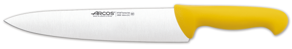 Нож поварской 250 мм "2900" желтый Arcos  292200 - Фото 1