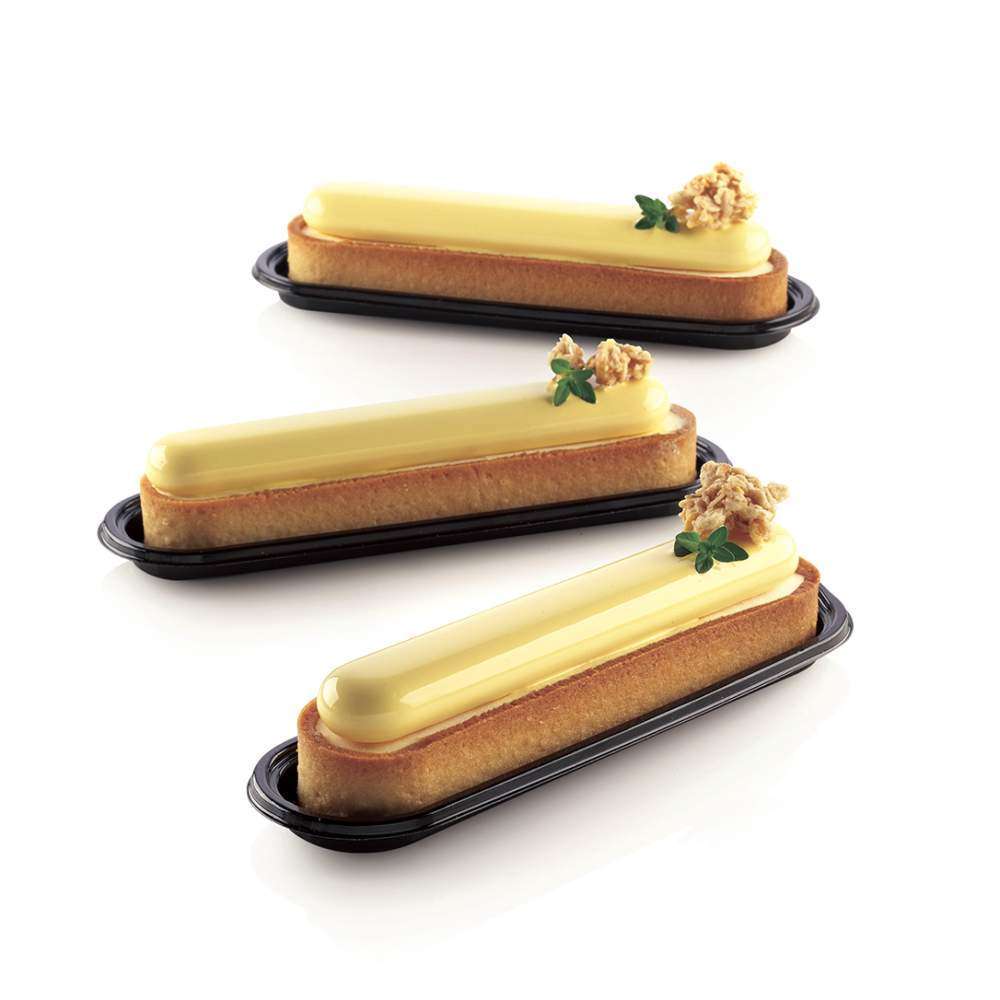 Набор форм для тартов OBLONG Silikomart KIT TARTE RING OBLONG 146x35 MM - Фото 2
