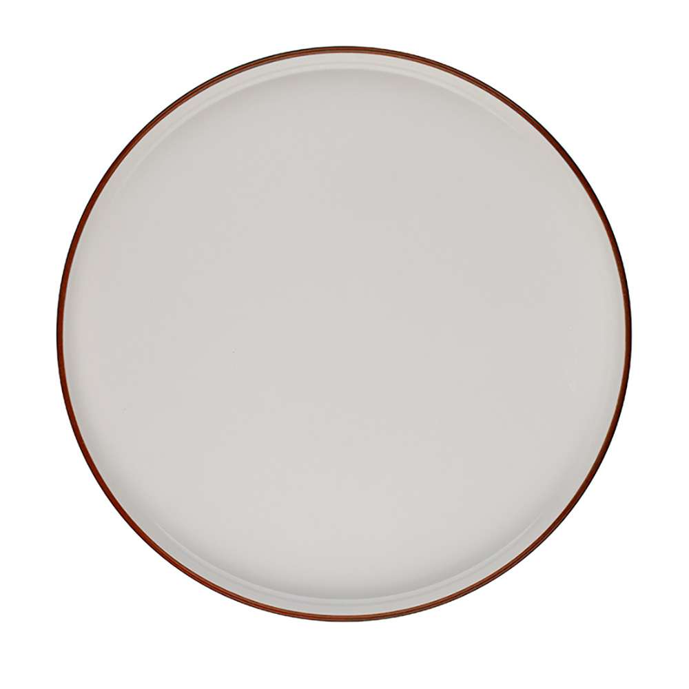 Тарелка мелкая с бортом ID Fine Modest Brown 21 см 18001-161021 - Фото 1