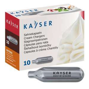 Капсули (балончики) N2O для вершків Kayser (10шт) - 2222