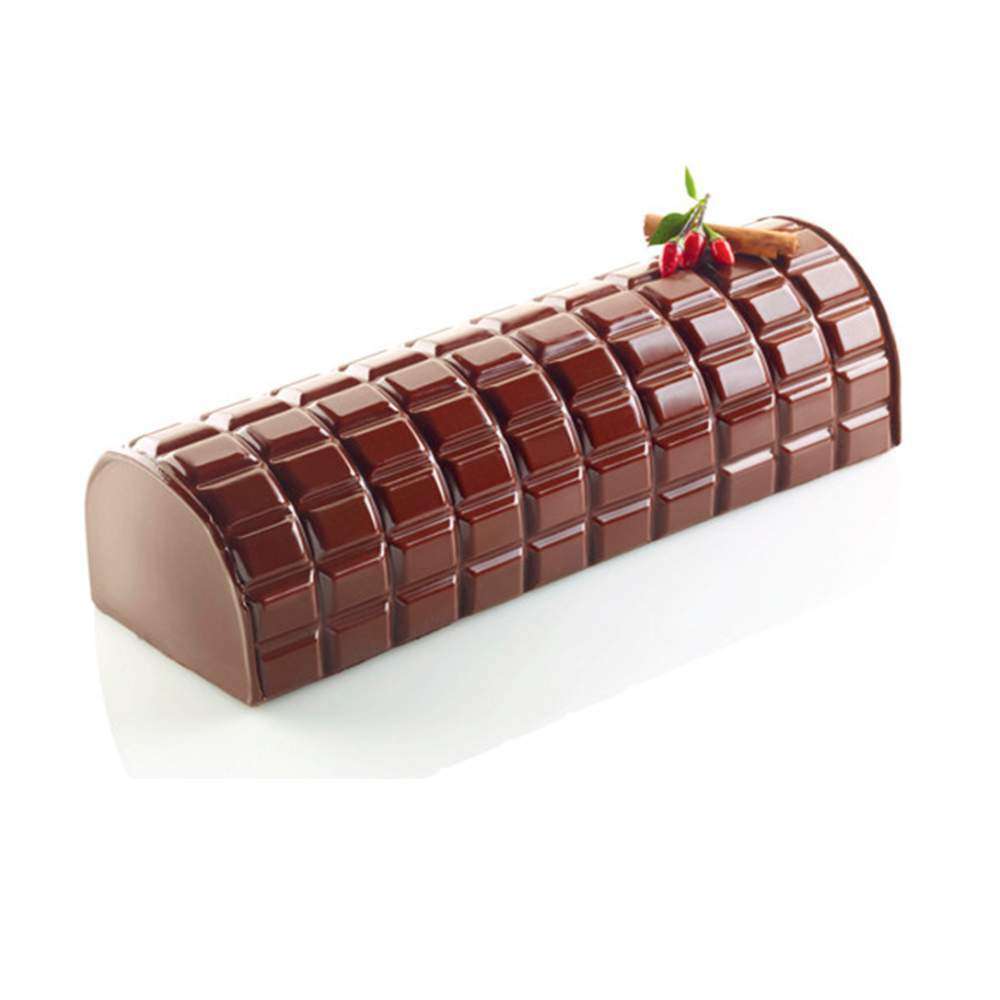 Набор силиконовых форм для торта BUCHE TABLETTE Silikomart KIT BUCHE TABLETTE - Фото 1