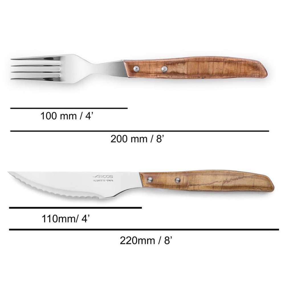 Набор приборов для стейка 6 шт Arcos  372200 - Фото 2