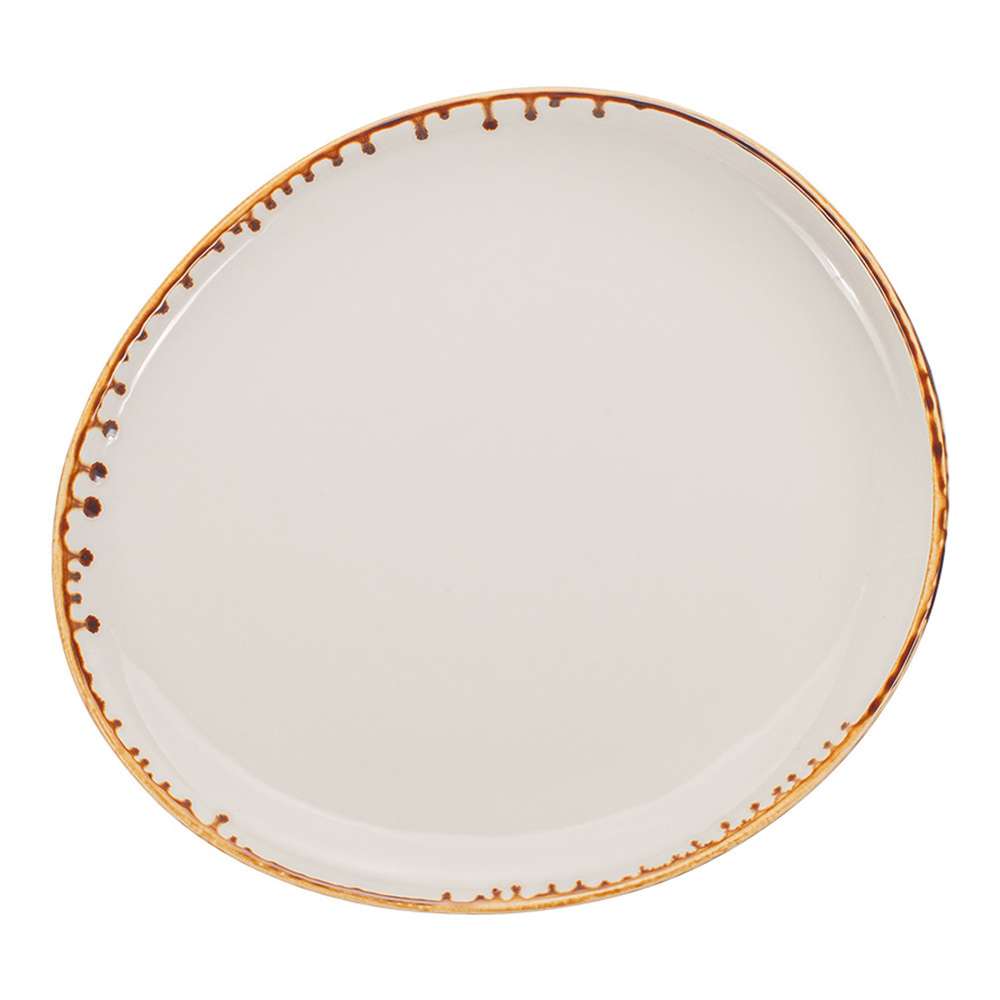 Тарілка овальна Ariane Retro elevated 25X22.3 см caramel - ARTARNC61101007 - Фото 2